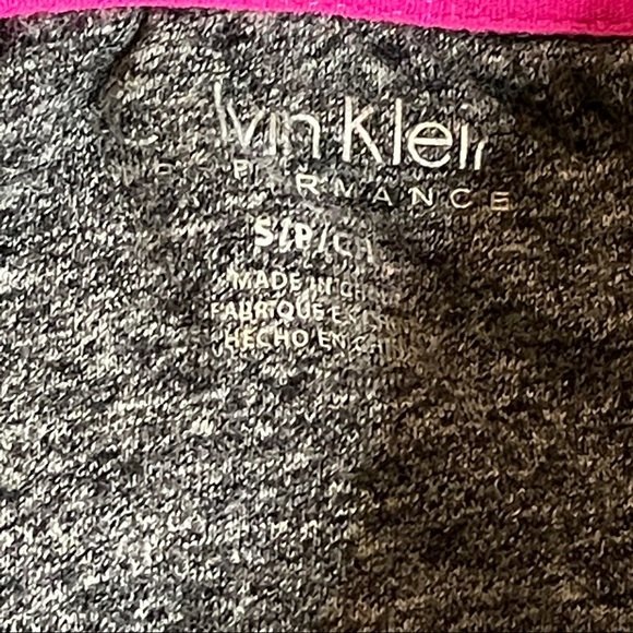 Calvin Klein Performance Cropped Grey Sweatshirt Cotton blend size Small - Picture 3 of 5